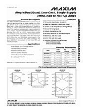 DataSheet MAX4484 pdf